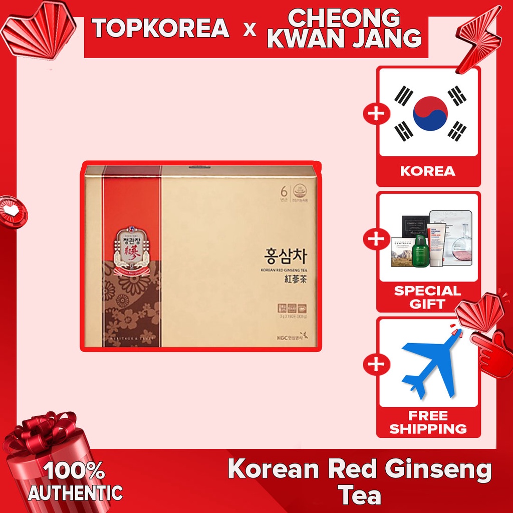 &lt;韓國正品&gt; &lt;&lt; Red Ginseng tea &gt;&gt; [正官庄] 紅蔘茶(3g*100包)