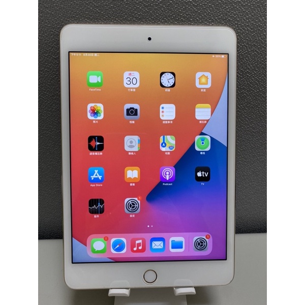 出清促銷價 apple iPad mini4 128G wifi 金色