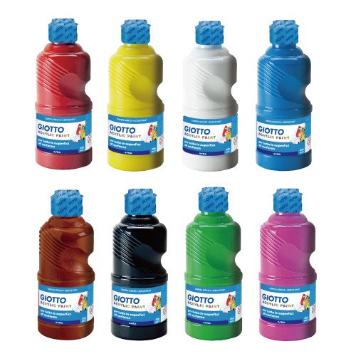 【義大利 GIOTTO】壓克力兒童顏料 壓克力顏料 (單罐)250ml  500ml