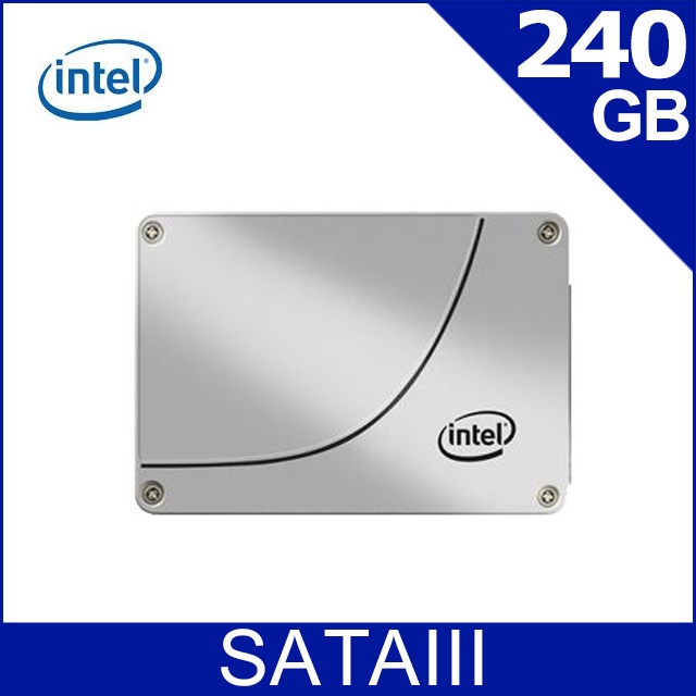 Intel D3 S4510 系列 240GB 2.5吋 SATAⅢ固態硬碟(SSDSC2KB240G8)