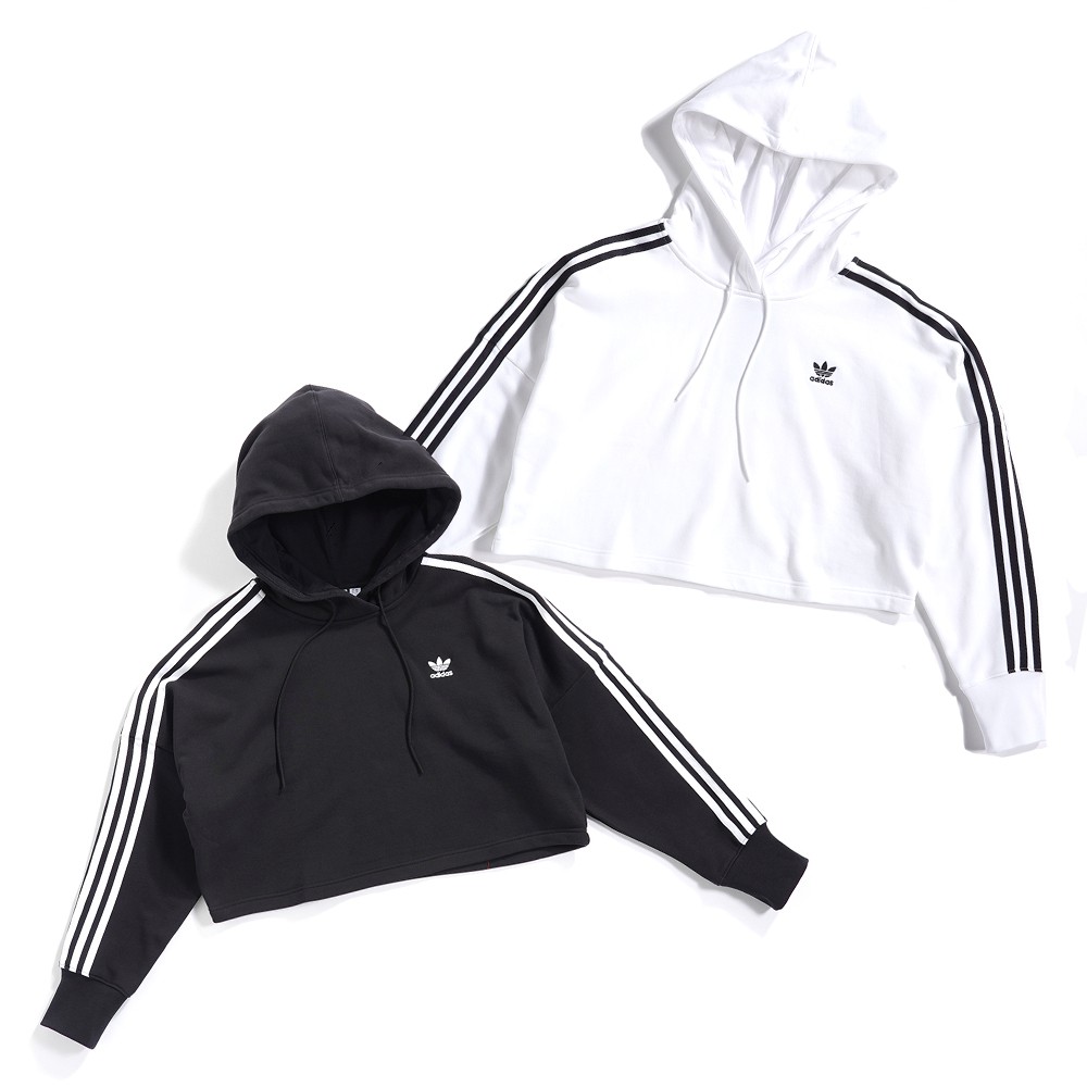 ADIDAS ORIGINALS CROPPED HOODIE 女款 連帽 短版 長袖上衣 ED7554/ED7555