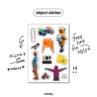 OBJECT STICKER / ONFRIDAY STICKER