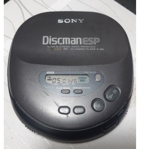 CD隨身聽 免運不用等 Sony Discman ESP D-340 一代銘機 播放約1分鐘會卡住