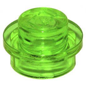 樂高 LEGO 透明 亮綠色 1x1 圓點 圓粒 顆粒 薄板 4073 6057034 積木 Green Plate