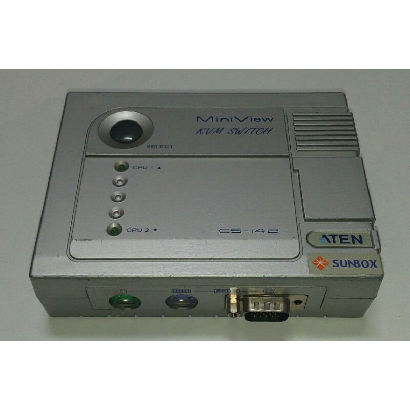 🌞現貨 ATEN Miniview KVM Switch CS-142 切換器 2埠 PS/2 KVM多電腦切換器