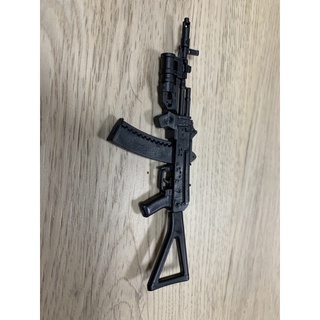1/6 12吋 人偶武器配件 AK-47（黑）槍身彎曲突擊步槍一把 場景配件