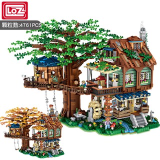 LOZ微型積木 樹屋