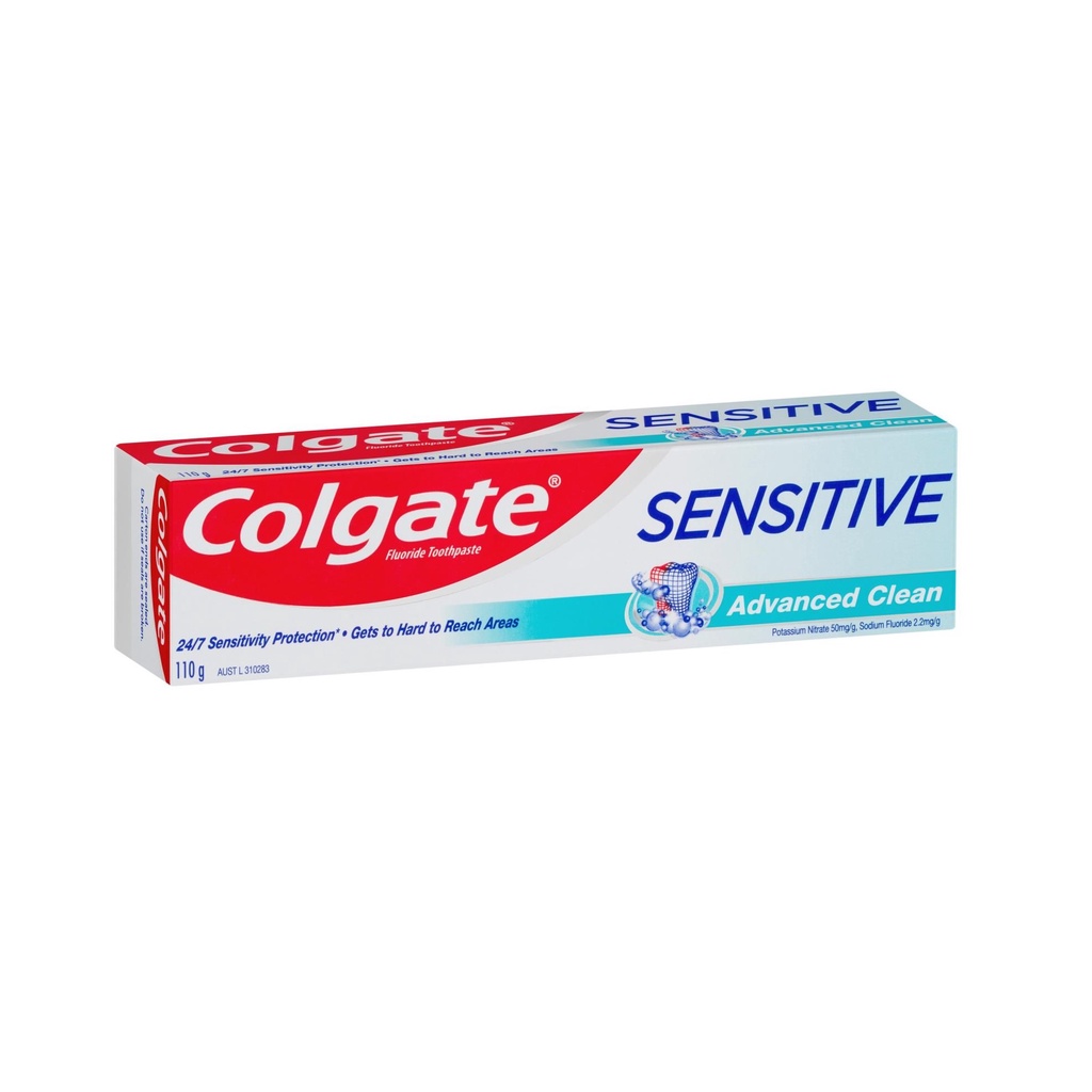 【全新未拆出清】Colgate 高露潔 抗敏感 深層潔淨牙膏 110g．保存期限2024年．盒裝