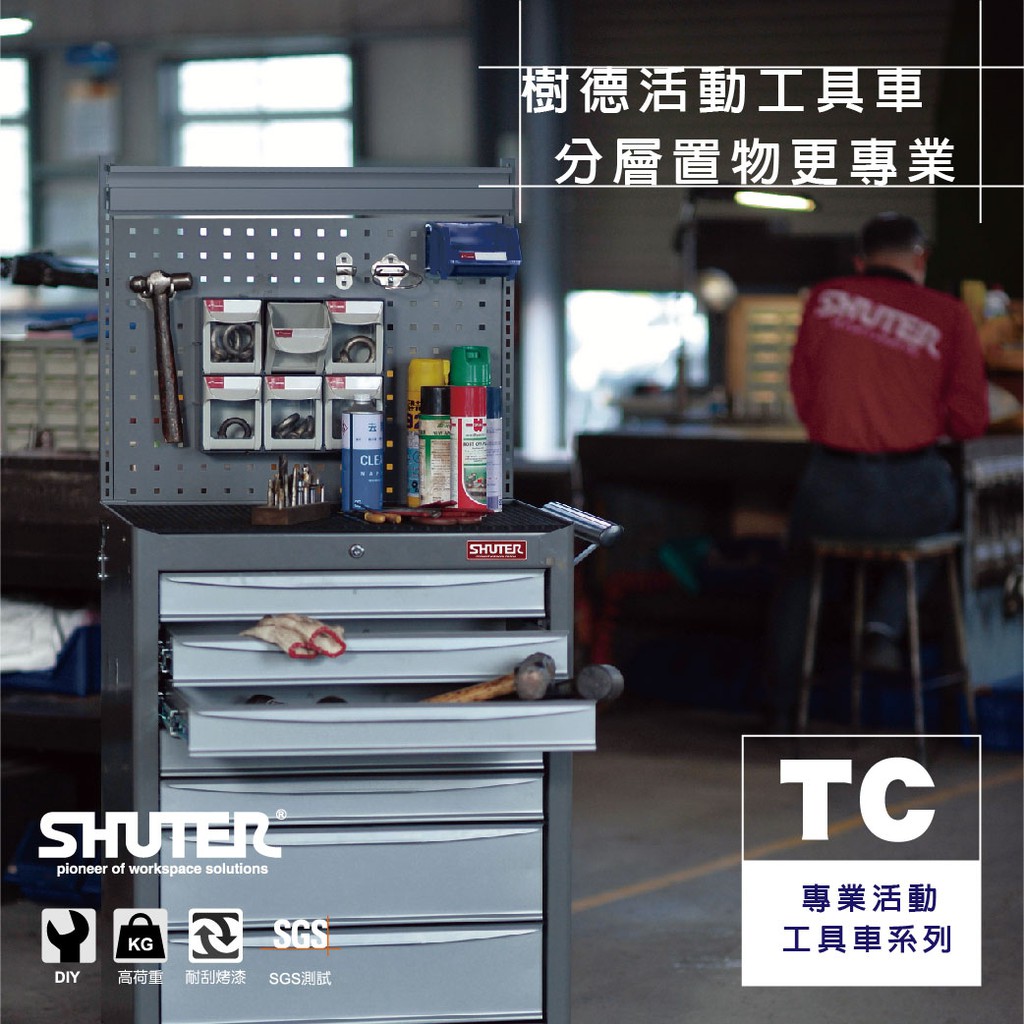 專業收納車 樹德tc活動工具車工作車tc2 L25 置物車零件車配件車五金收納手推車工具收納車推車 蝦皮購物
