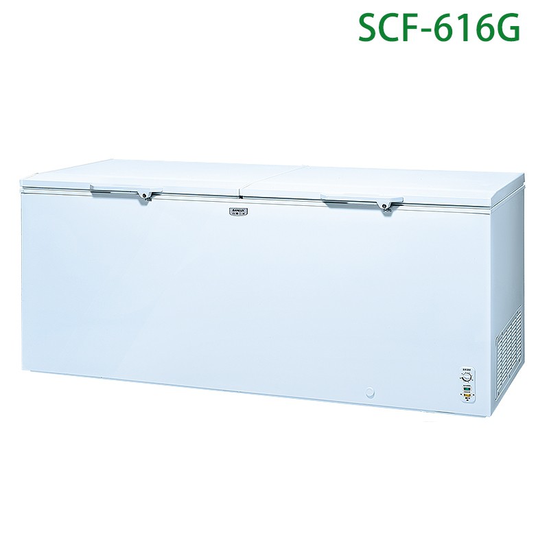 SANLUX台灣三洋SCF-616G 616公升上掀臥式冷凍櫃(標準安裝) 大型配送