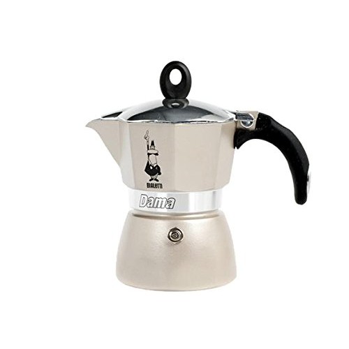 ～北國的店～現貨在台～義大利BIALETTI 性格摩卡壺DAMA　Glamour 3人3杯 防燙把手 熱情紅 香檳金 深邃黑 氣質藍