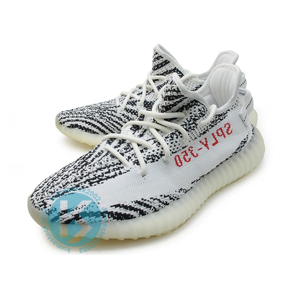 adidas YEEZY BOOST 350 V2 ZEBRA SPLV-350 低筒 白黑 斑馬 CP9654