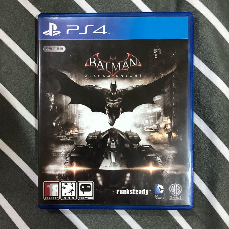 PS4遊戲 二手 Batman蝙蝠俠-阿卡漢騎士 英韓文版