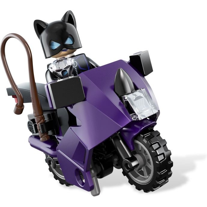 LEGO 樂高 超級英雄人偶  蝙蝠侠  貓女 sh006 含摩托車 6858