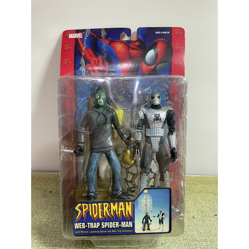 Marvel toybiz web trap Spider-Man 鋼鐵蜘蛛人。