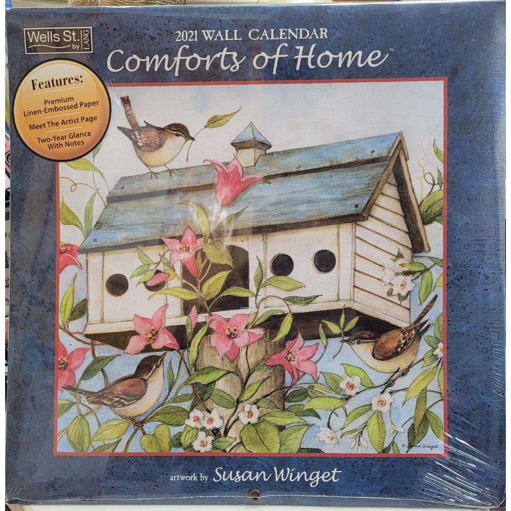 【進口LANG月曆】 comforts of home 2021 WALL CALENDAR 月曆 蝶谷巴特 拼貼 蝦皮購物