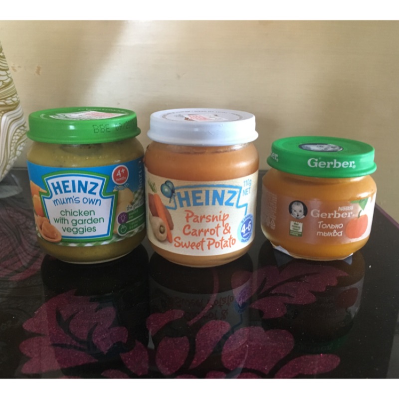 嘉寶 亨氏 副食品 水果泥 heinz gerber