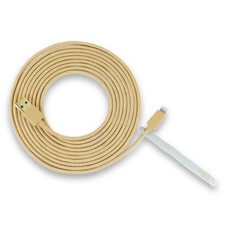 Zikko Lightning 蘋果原廠MFi認證編織線300cm 金
