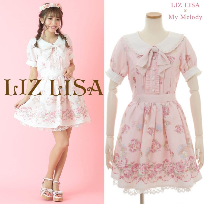 全新吊牌 Liz lisa My melody 限定聯名款 美樂蒂 庫洛米 kuromi 洋裝 日本專櫃代購 日系
