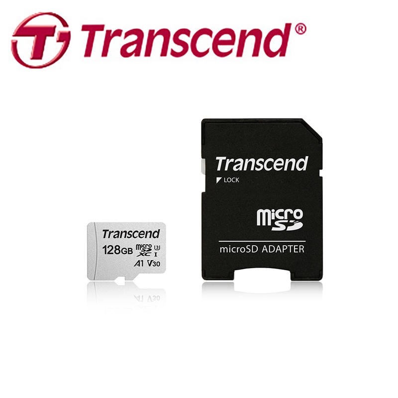 ◎相機專家◎ Transcend MicroSD 300S 128G 128GB 記憶卡 U3 A1 V30 公司貨