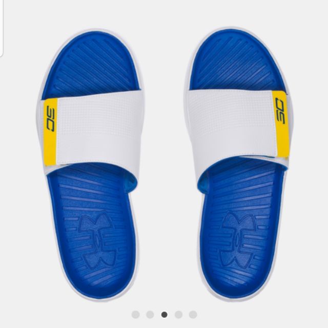 男 UA Curry 3 Slides 拖鞋 1287207-104 保證正品 原廠公司貨 五折出清