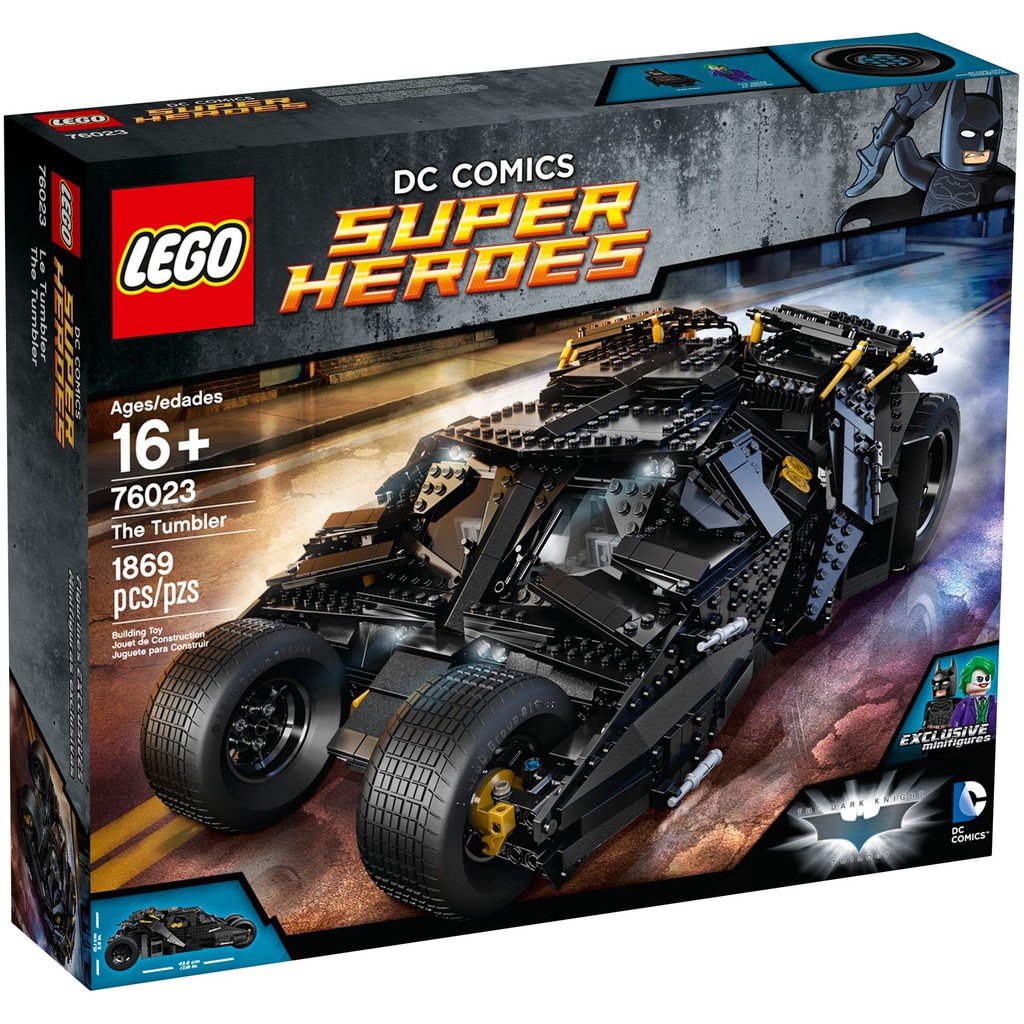 自取 8000 輕微盒損【台中翔智積木】LEGO 樂高 DC系列 76023 The Tumbler 蝙蝠車