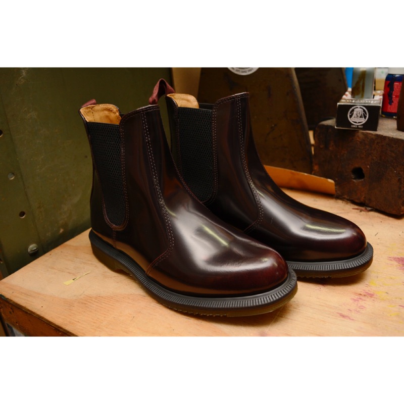 dr martens flora red