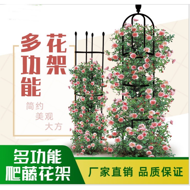 多功能拼接花架 玫瑰 薔薇 月季 鐵線蓮 綠蘿爬藤花支柱包塑鋼管園藝支柱種植架兩組裝 可調整高度150cm 蝦皮購物