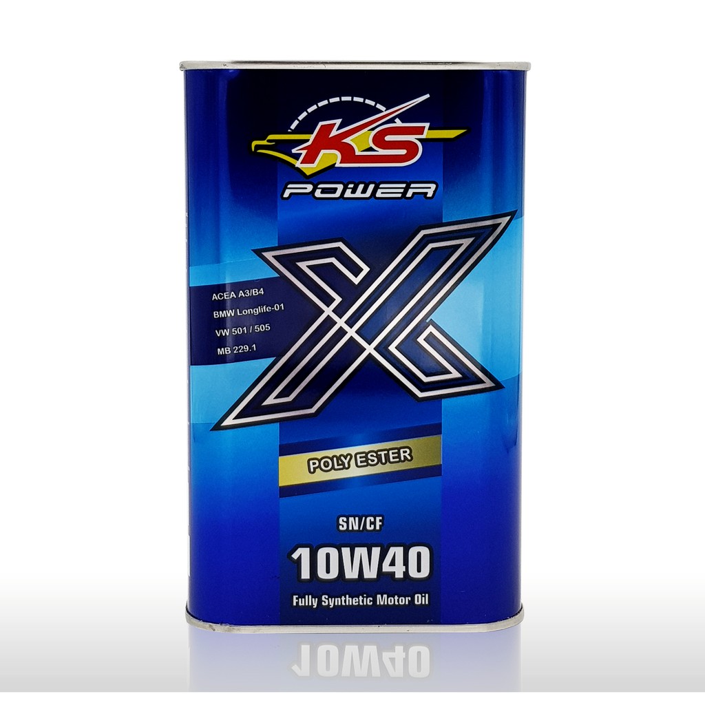 車之居 KS POWER X系列 10W-40 SN Plus 合成機油 API認證 10W40