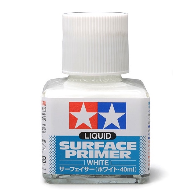 TAMIYA 田宮 白色液態補土 40ml 噴筆噴槍用  貨號87096