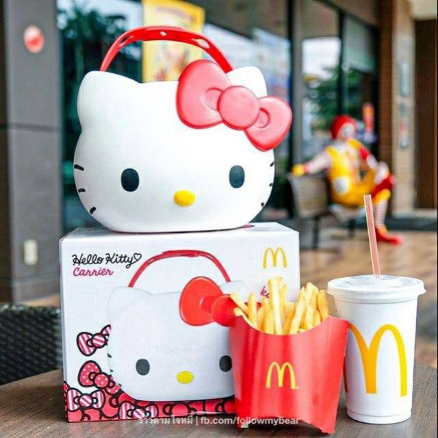 泰國麥當勞 hello kitty 提籃預購