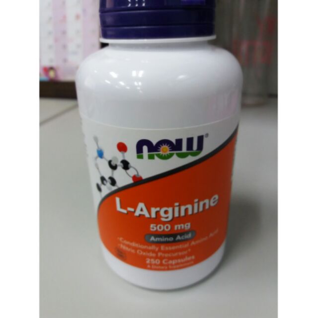 Now Foods 左旋精氨酸500mg 250粒 L-Arginine (效期2019/2)