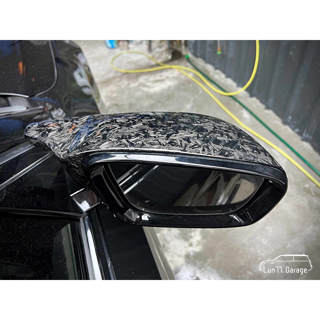 Lun77. 現貨 - BMW 520i 530i 鍛造碳纖維 牛角後視鏡 後照鏡殼 正卡夢 套件 G30 G31 副廠