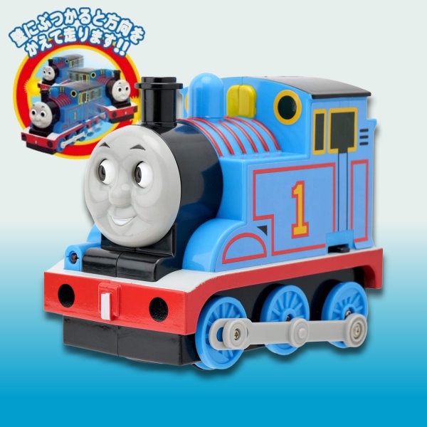 現貨 日本 湯瑪士小火車｜湯瑪士玩具 火車 自動轉向 生日禮物 萬向裝置 兒童玩具 電動火車 禮物 富士通販