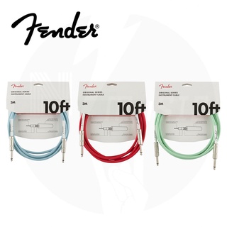 【好聲音樂器】現貨 免運 公司貨 Fender Original 樂器導線 10呎/15呎 粉綠色 粉藍色 紅色