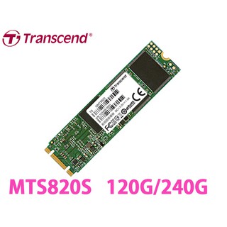 創見 MTS820S 820S 120G 240G M.2 2280 SATA3 SSD 固態硬碟 MTS825S