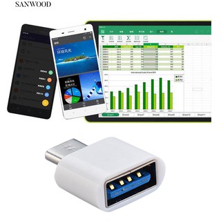 🌟滿299免運🌟2PCS 適用於Android手機平板電腦轉接頭 type-C公頭轉USB 3.0介面卡OTG轉換器