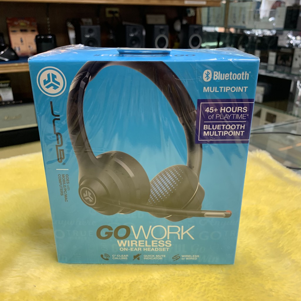 台灣公司貨 JLab Go Work 工作 可通話 內建麥克風 耳罩 藍芽 耳機 大人 兒童 皆可 耳罩式耳機 視聽影訊