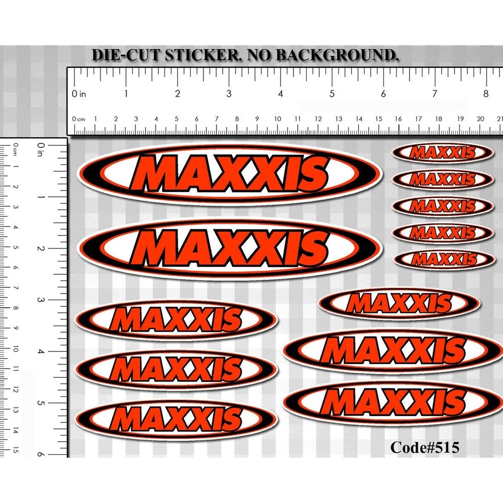 Maxxis 乙烯基模切貼紙套件貼花有趣的 JDM 賽車輪胎汽車自行車賽車