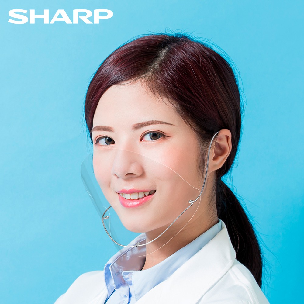 Sharp 【夏普】鈦合金輕量 奈米蛾眼科技防護面罩/口部專用 FG-F300M 日本製