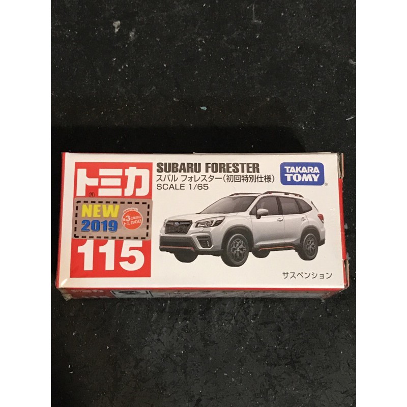 （姆仔fun玩具）多美 tomica no.115 subaru forester 初回 五代森林人 白色 模型車