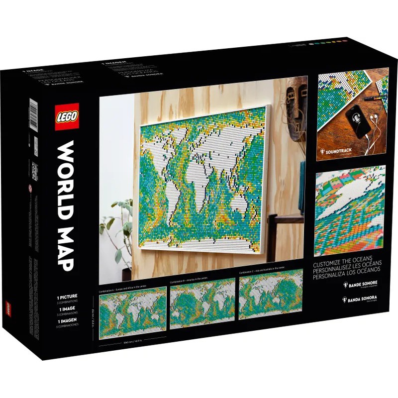 現+預 免運31203 LEGO 樂高 31203 世界地圖 WORLD MAP 全新 藝術系列 有台灣 樂高史上最多片