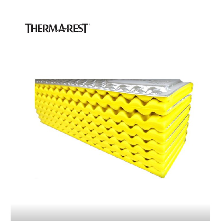 【Therm-A-Rest】Z-Lite Sol 半身泡棉睡墊 S 附收納袋 銀塗層蛋巢登山睡墊 黃 藍 11523