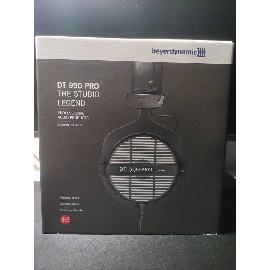 Beyerdynamic  DT990pro  250Ω 僅拆封試聽 近全新。