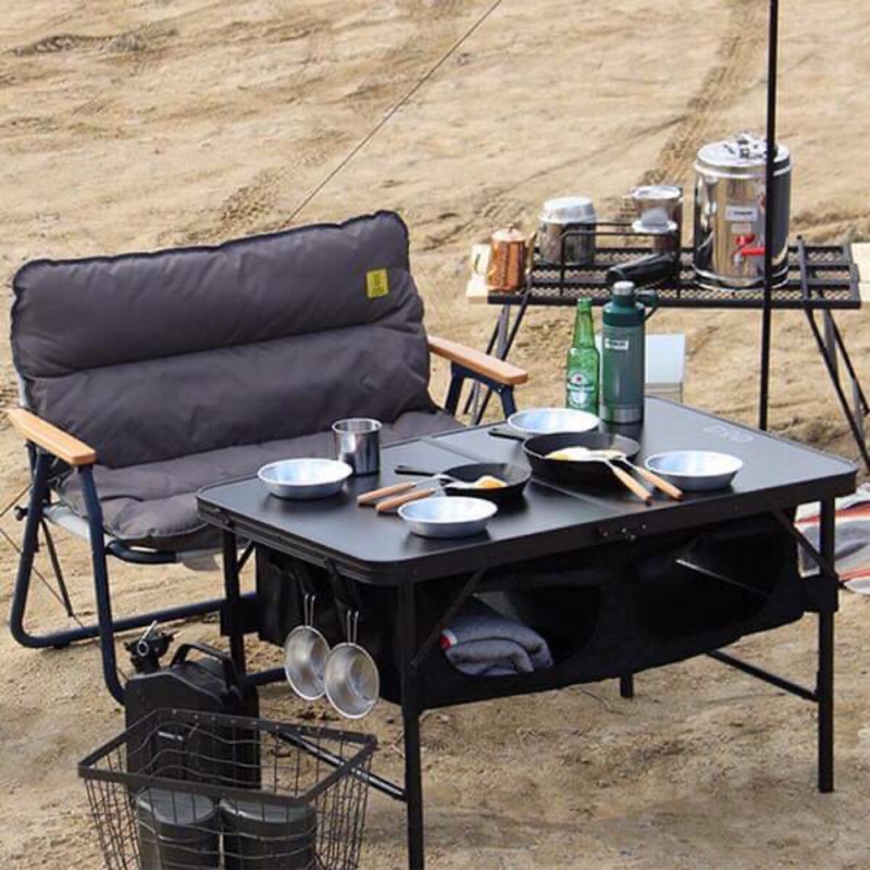 露營收納桌 二手 黑兔折疊桌