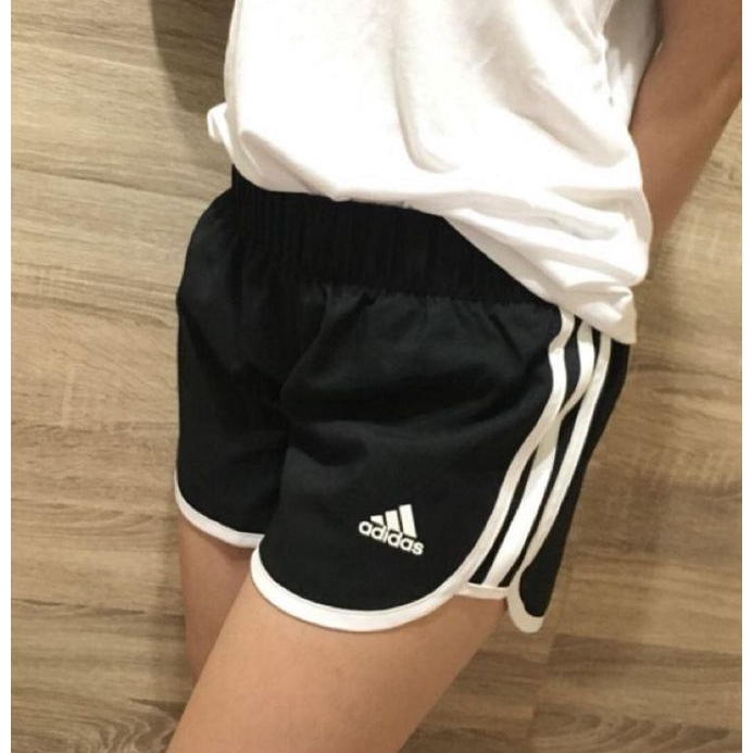 Adidas 愛迪達 三線 短褲 真理褲 黑白 2/4吋女生衣著 真理短褲 熱褲 CE2014 DQ2645 GK526