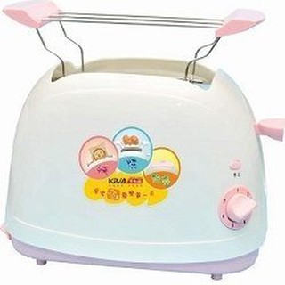 KRIA可利亞 烘烤二用笑臉麵包機 KR-8001(粉色)