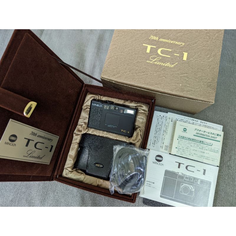 Minolta TC-1 black 70週年 黑色限量 底片機