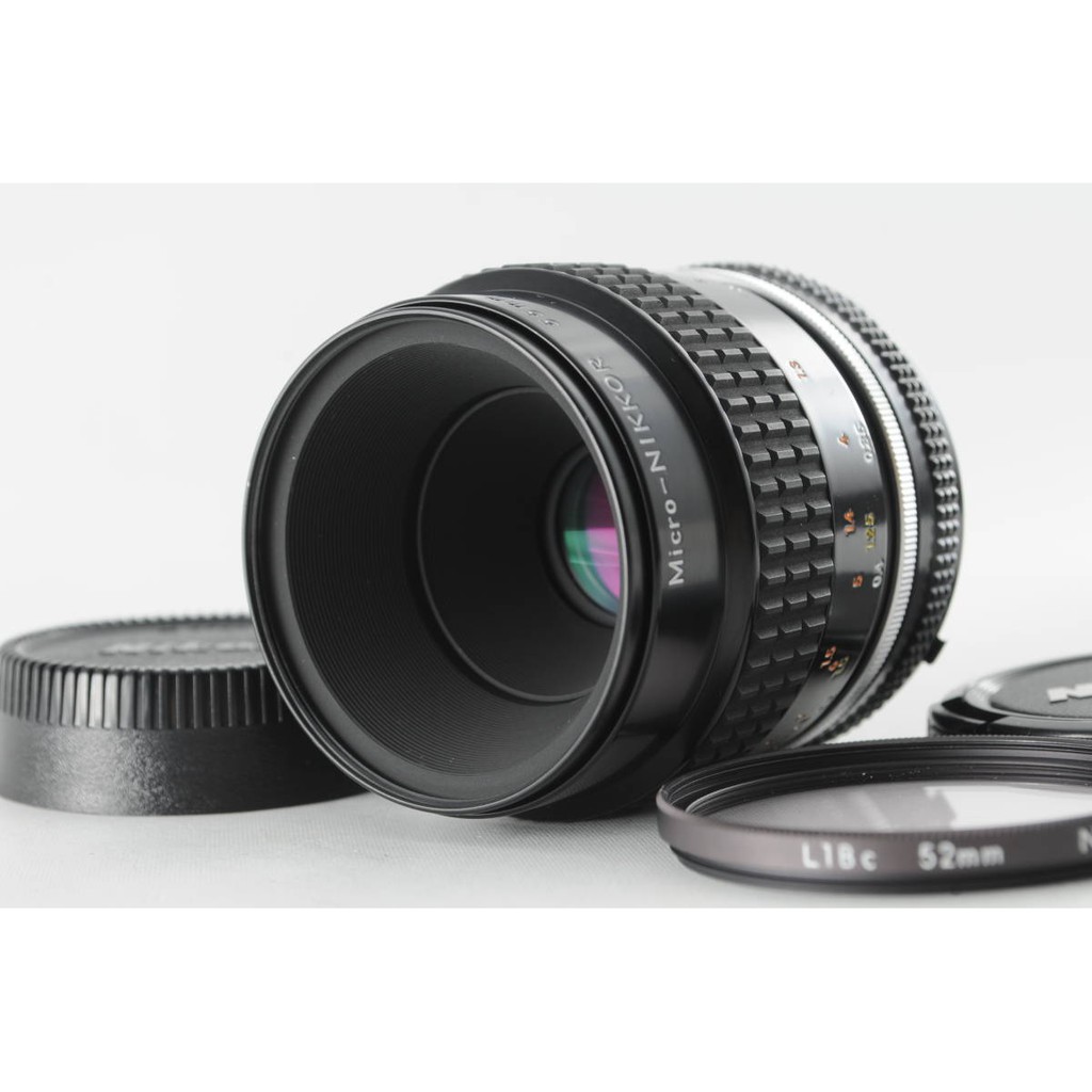 近新品 NIKON Micro Nikkor 55mm F2.8 Ai-s 微距鏡 底片 聖誕 交換禮物