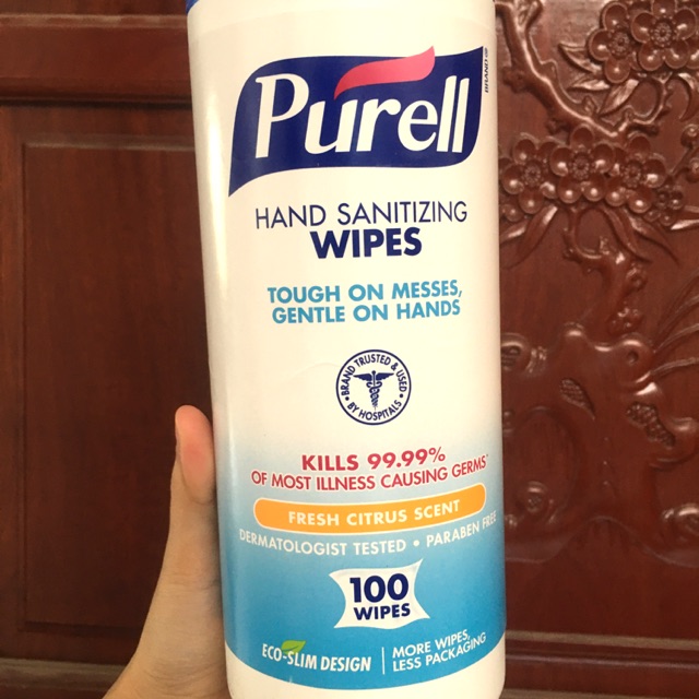 Purell 濕紙巾殺死細菌
